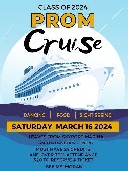 Prom Cruise March 16